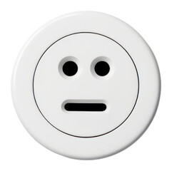 Fototapeta premium PNG Plug white anthropomorphic electricity.