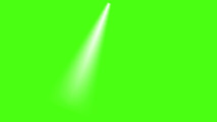 4K 3D Center Stage flashlight stage shining at studio stage lights chroma key, light affects stage lighting during the show, spotlight effects Rays of light motion graphics with a green screen