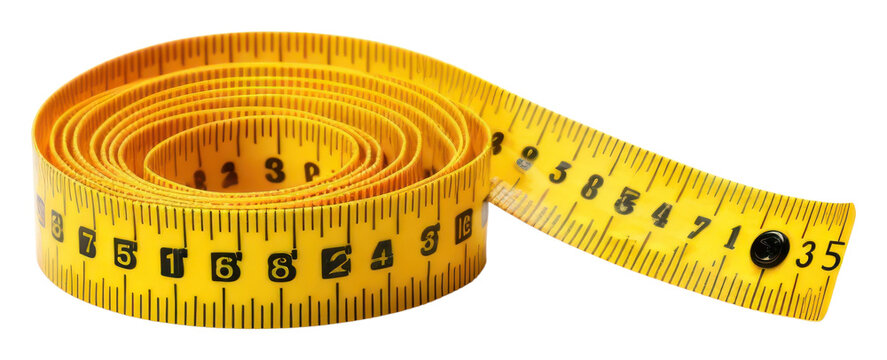 PNG Yellow measuring tape white background measurements accuracy.