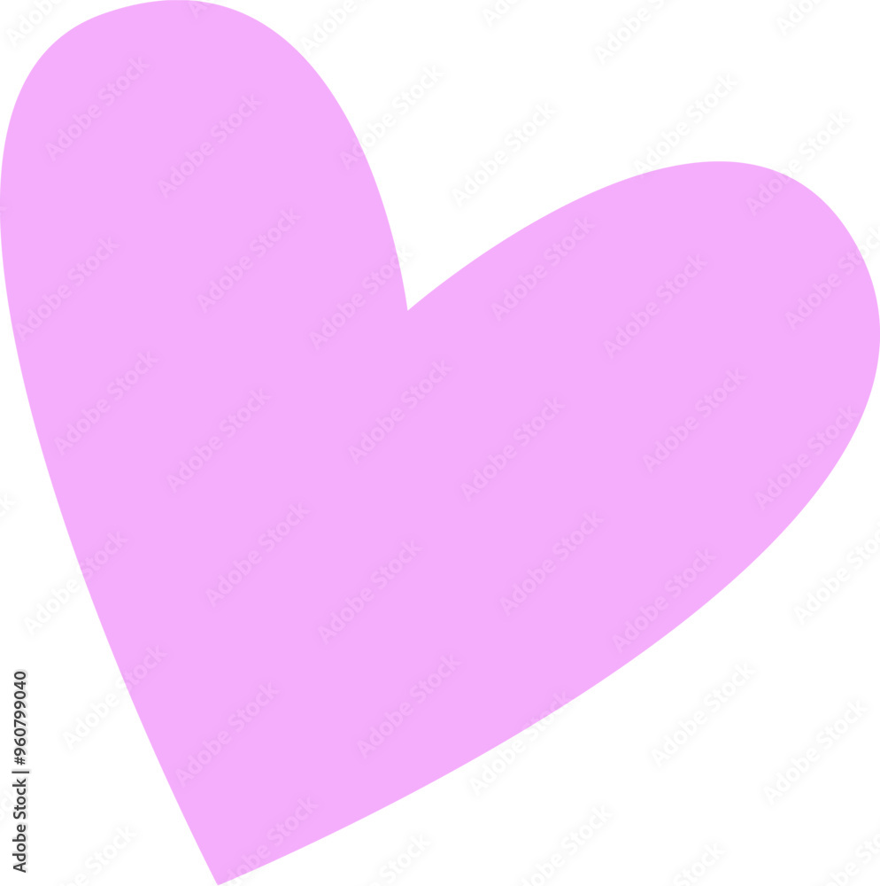 Poster simple heart icon