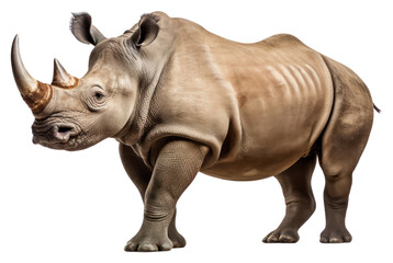 Obraz premium PNG Rhinoceros wildlife animal mammal.