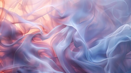 Obraz premium A close-up of blue and purple sheer fabric with a soft, dreamy effect.