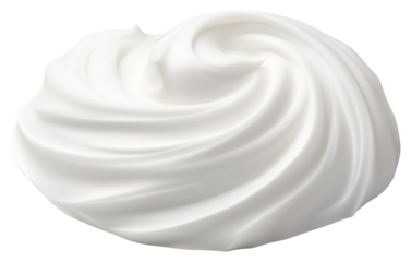 PNG Dessert cream icing white.