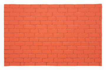 PNG Red brick architecture wall art.
