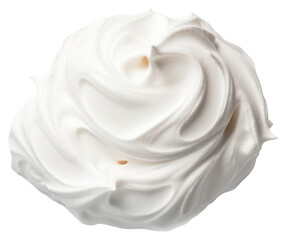 Fototapeta premium PNG Dessert cream icing white.