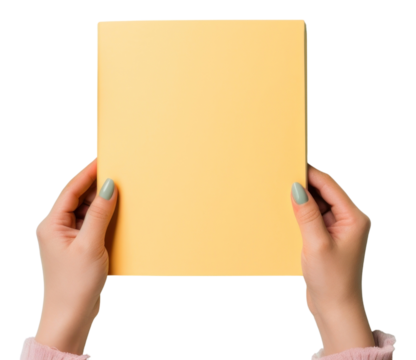 PNG Hands holding tea cup with bank notebook publication writing paper.