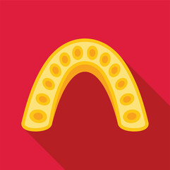 Human jaw with teeth showing dental implant being installed by dentist