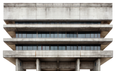 PNG  Brutalist office skyscraper building top architecture outdoors city.