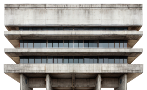 PNG  Brutalist office skyscraper building top architecture outdoors city.