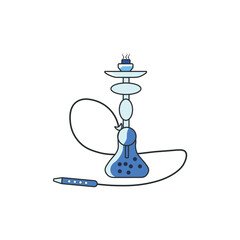 Hookah icon symbol, and vector, Can be used for web, print, and mobile