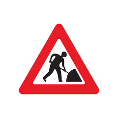 Road Traffic Signs Icon symbol, and vector, Can be used for web, print, and mobile