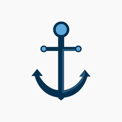 Fototapeta premium Anchor Icon symbol, and vector, Can be used for web, print, and mobile
