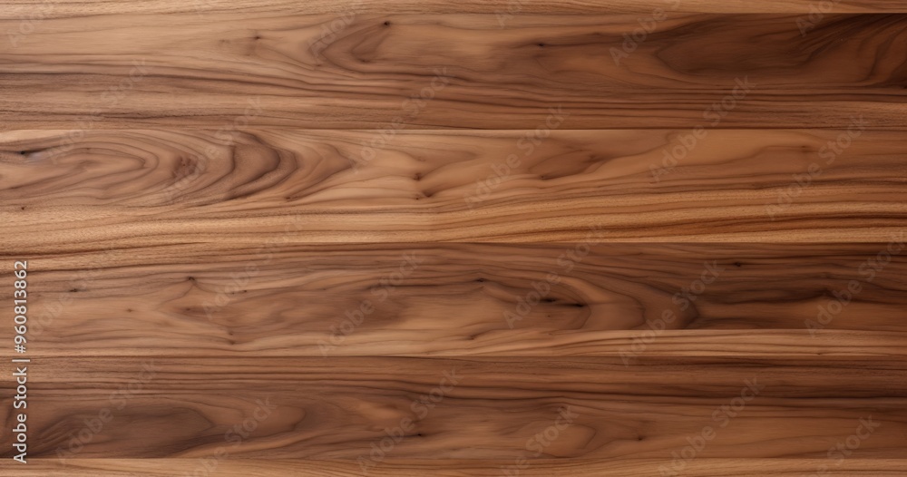 Poster a close-up view of a polished wooden surface showcasing rich grain patterns and textures.