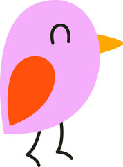 Bird Children Doodle