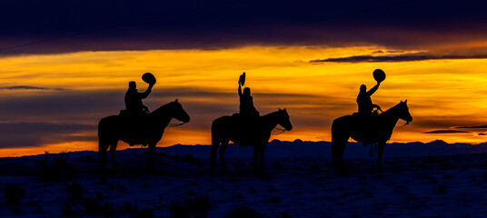 USA, Wyoming, Shell. Hideout Ranch, Big Horn Mountain Range