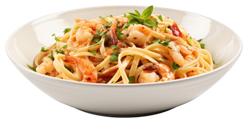 PNG Seafood spaghetti linguine noodle transparent background