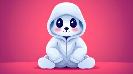 Fototapeta premium Hallowenn Baby Vector Illustration Kawaii