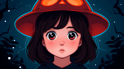 Hallowenn Baby Vector Illustration Kawaii