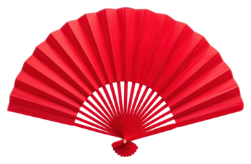 PNG Red fan white background umbrella clothing.