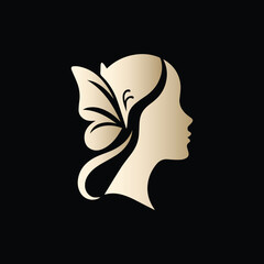 Enchanted Beauty A Butterfly-Woman Vector