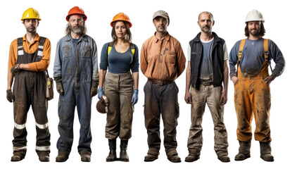 PNG Construction industry workers hardhat helmet people.