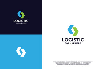 Express delivery logo design for logistic business