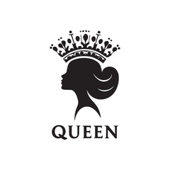 Royal Elegance Queen in Vector