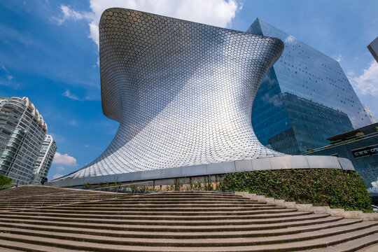 The Soumaya Museum in Mexico City