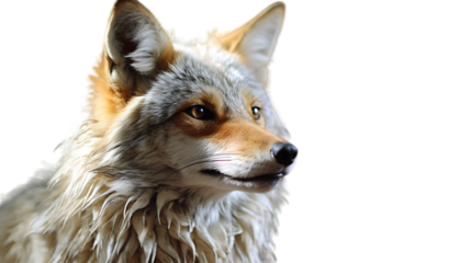 A Close-up of a Jackal - PNG