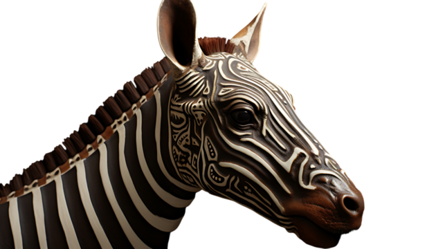 A Portrait of an Okapi - PNG