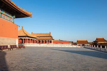 Fototapeta premium China Beijing Palace Museum Ancient Architecture Landscape
