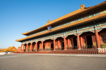 Obraz premium China Beijing Palace Museum Ancient Architecture Landscape