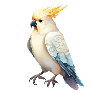 recommend clip art: PNG of a Cockatiel