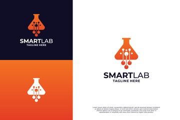 Modern Lab research logo design
