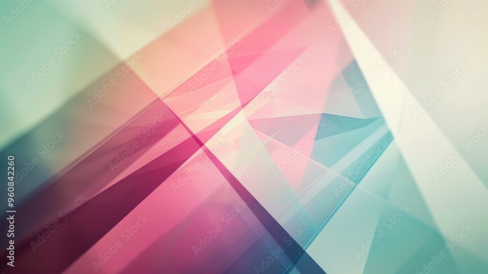 Poster abstract multicolored geometric background with vibrant shades and angular lines