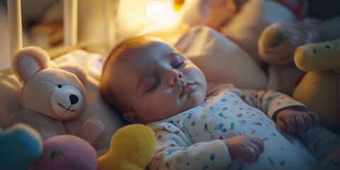 Baby Sleeping in Crib