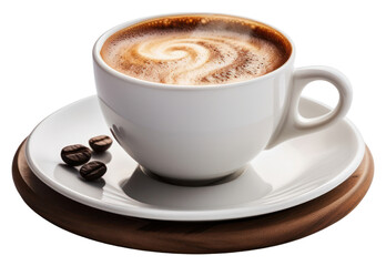 Obraz premium PNG Coffee saucer drink cup.