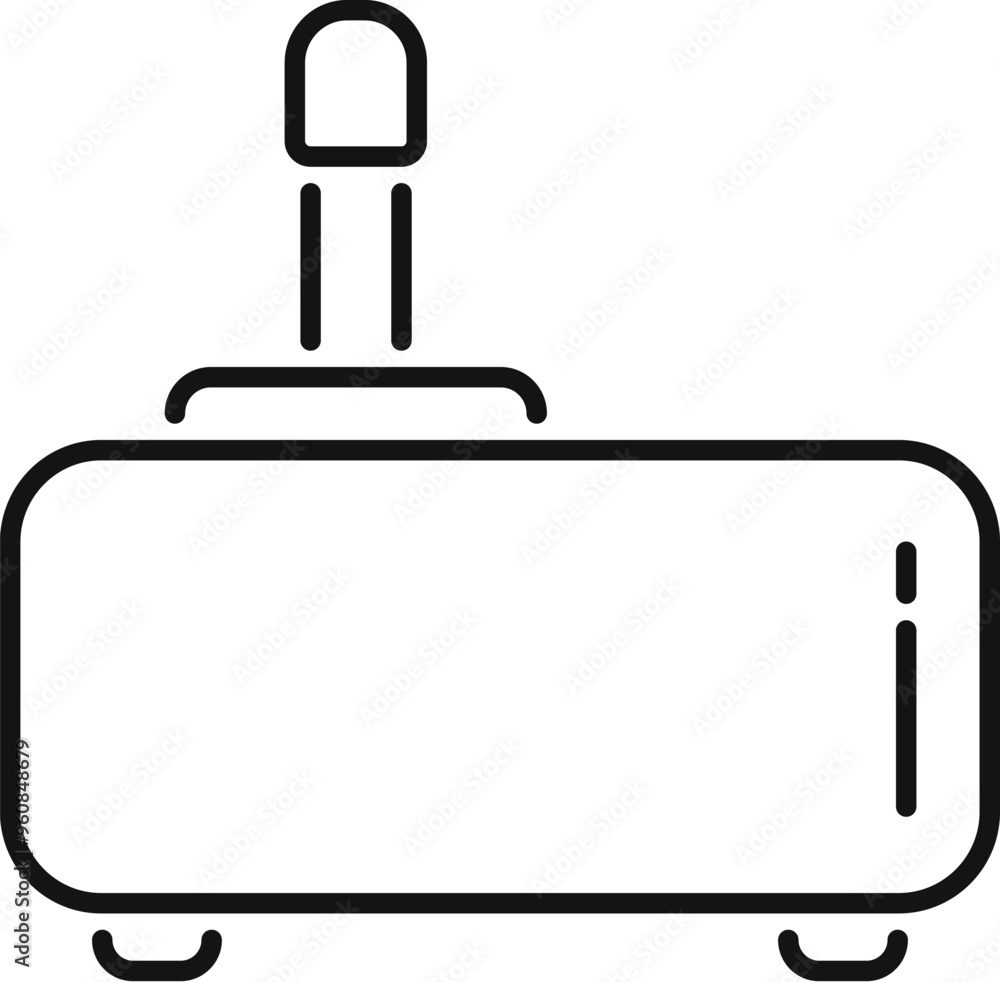 Aufkleber simple line icon of a game console with a joystick, evoking the world of video games and entertainme