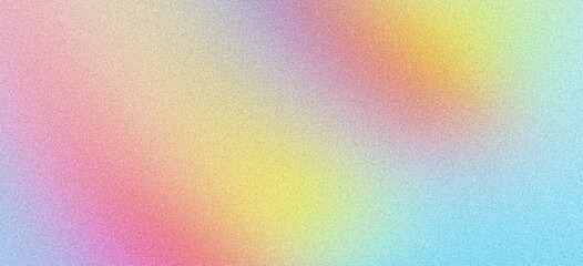 Pink yellow purple blue grainy background, rainbow abstract vibrant banner poster header backdrop design