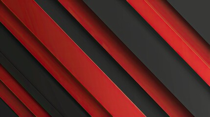 Obraz premium A dynamic abstract design featuring diagonal red and black stripes, creating a modern and visually striking composition.