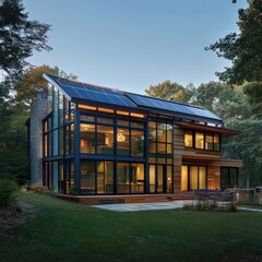 Obraz premium Clean Energy Adoption in Home Design