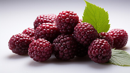 3d rendered photo of mulberry on a white background