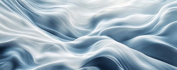 Fototapeta premium Fluid, organic waves with soft texture, natural feel, calming flow, earthy calm