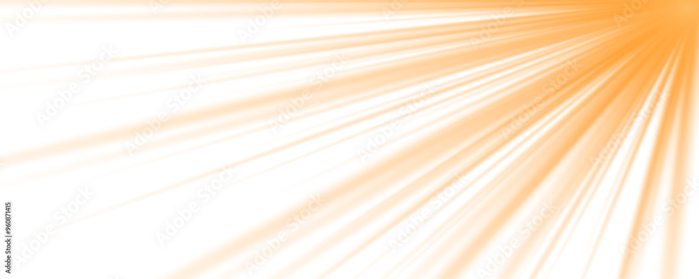 Aufkleber golden star and sparks isolated on transparent background. lens flare sunlight light effect with no 