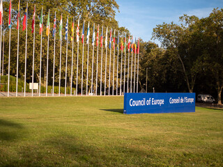 Strasbourg, France - 09-11-2023 : Palace of Europe, the Council of Europe’s main building.