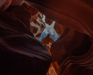 There is one place to stand and look straight up to see the 