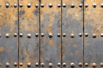 Fototapeta premium Rusty metal texture background, perfect for industrial and vintage designs.