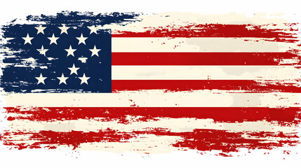 Grunge American Flag USA Flag Distressed Stars and Stripes
