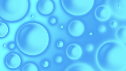 Water drops on gradient background bubble color concept graphic for illustration