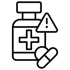 Fototapeta premium Drug Icon